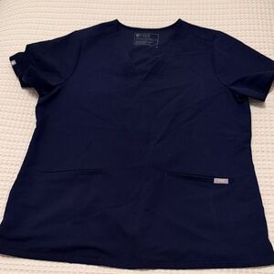 FIGS Deep Blue Medical Scrub Top